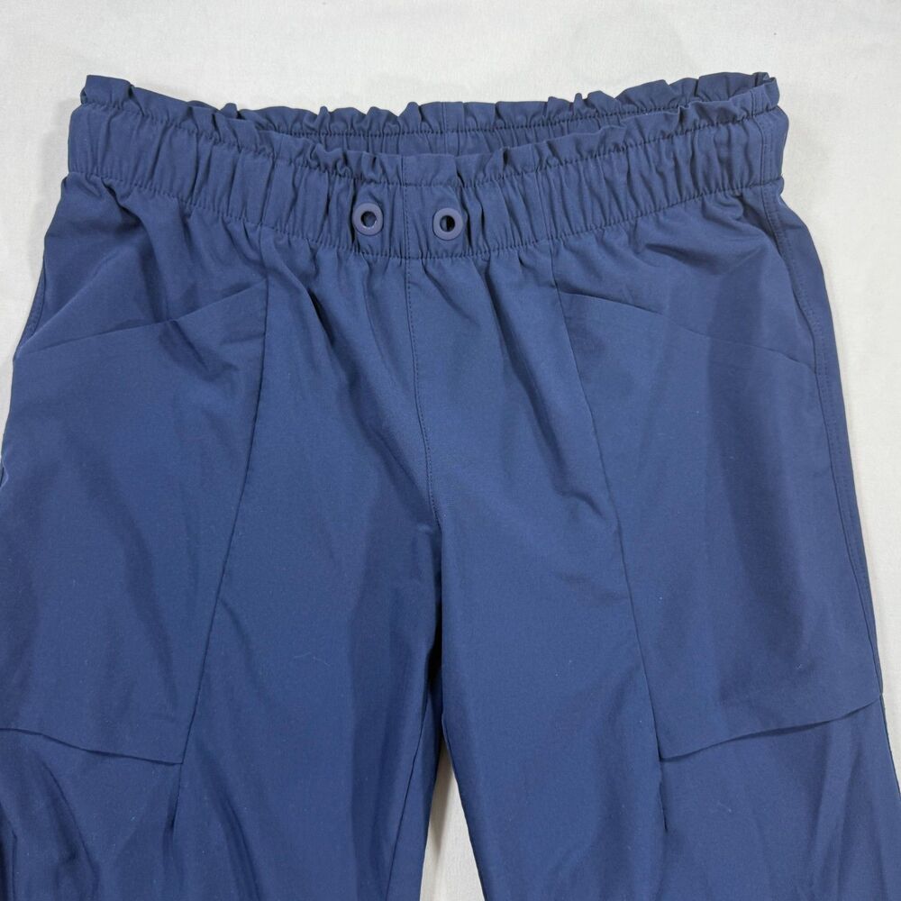 Athleta Girl Navy Blue Run Free Cargo Joggers Size 14 XL